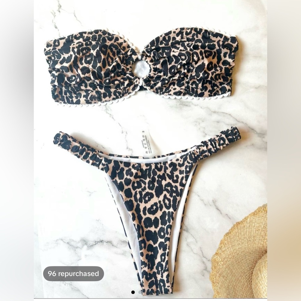 Leopard Print Bikini Set